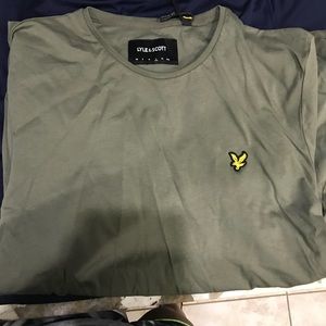 Brand new Lyle and Scott olive green men’s shirt